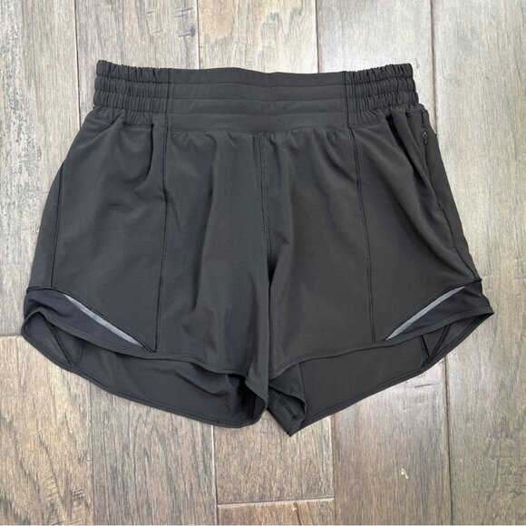 Lululemon Hotty Hot Short *High-Rise Long 4" Black - Picture 1 of 9